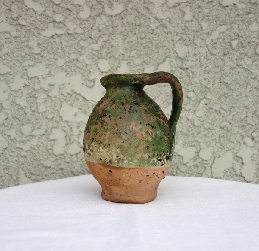 ●フランスの陶器：油入れ