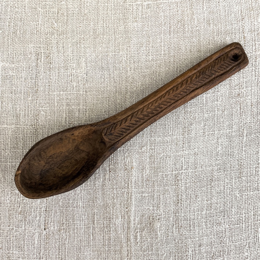 フランス古道具：木製匙